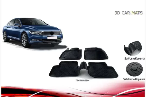 Volkswagen Passat B8 tapis de sol Niken 3D