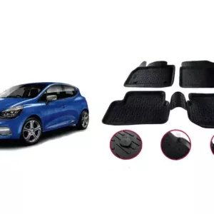 Renault Clio 4 tapis de sol (4 pcs, Niken 3D)
