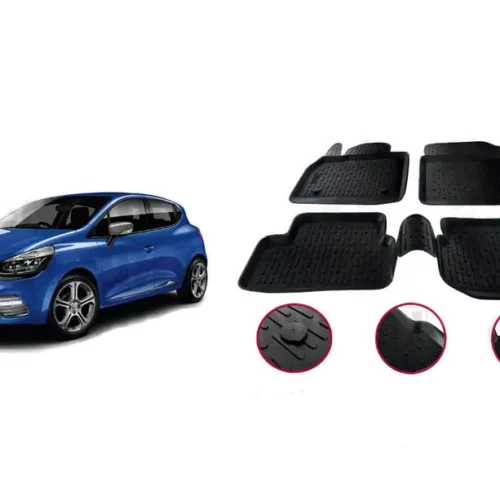 Renault Clio 4 tapis de sol (4 pcs, Niken 3D)