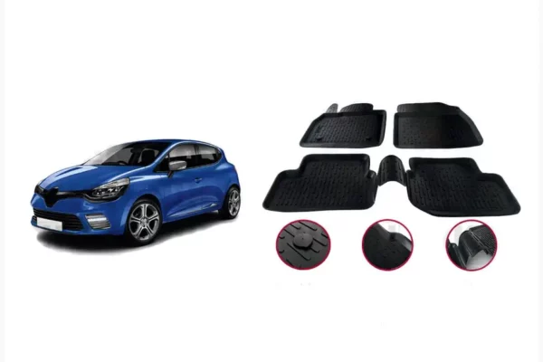 Renault Clio 4 tapis de sol (4 pcs, Niken 3D)