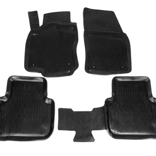 Volkswagen Touran 2015+ tapis de sol en Caoutchouc (4 pcs, Niken 3D)