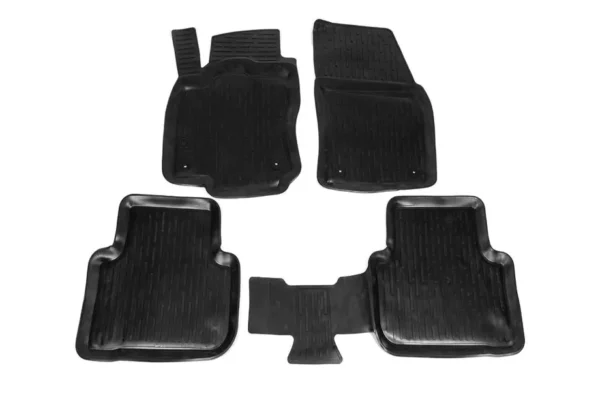 Volkswagen Touran 2015+ tapis de sol en Caoutchouc (4 pcs, Niken 3D)