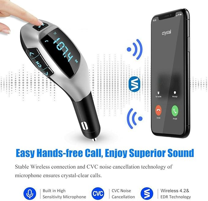 Lecteur MP3 X5 Bluetooth USB, AUX, MP3, Allume-cigare – Image 5